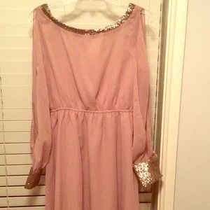 Blush sequin Dress